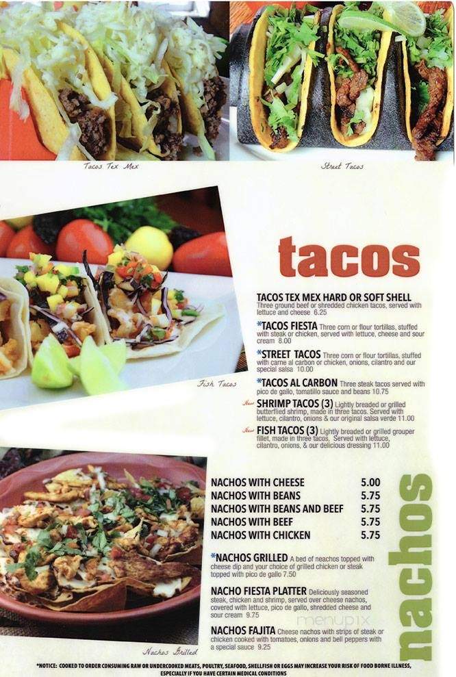 Los Arcos Mexican Restaurant - Cartersville, GA menu_pic
