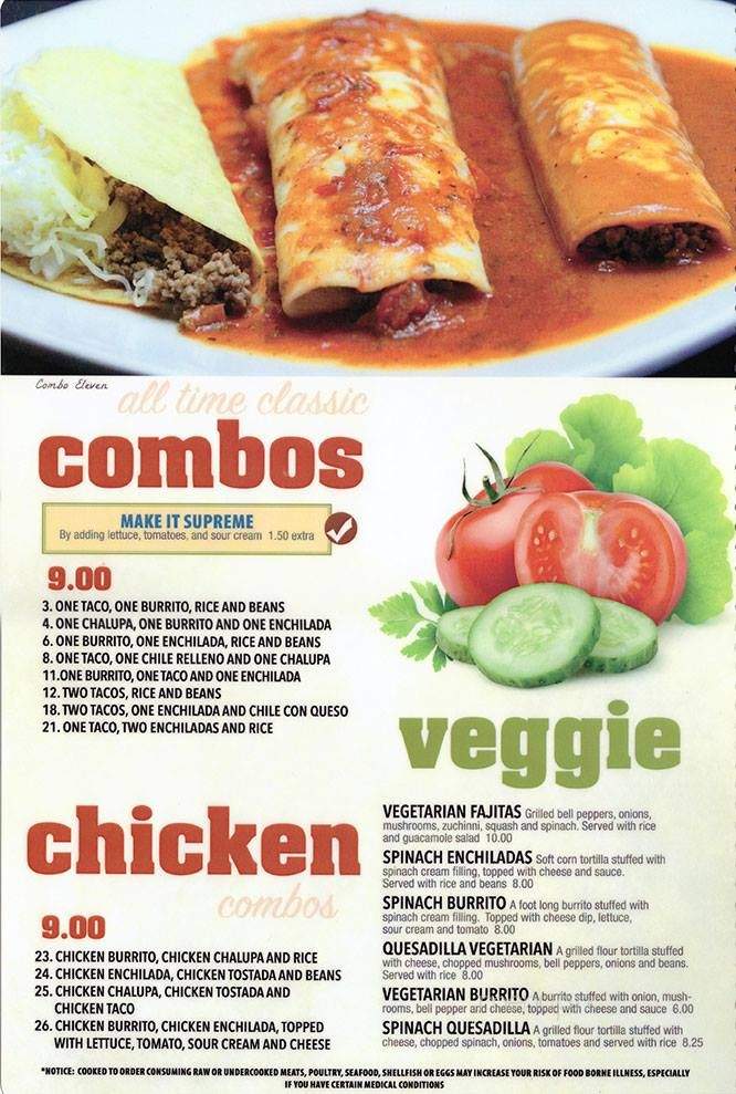 Los Arcos Mexican Restaurant - Cartersville, GA menu_pic