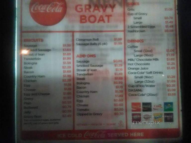 Gravy Boat - Rome, GA menu_pic