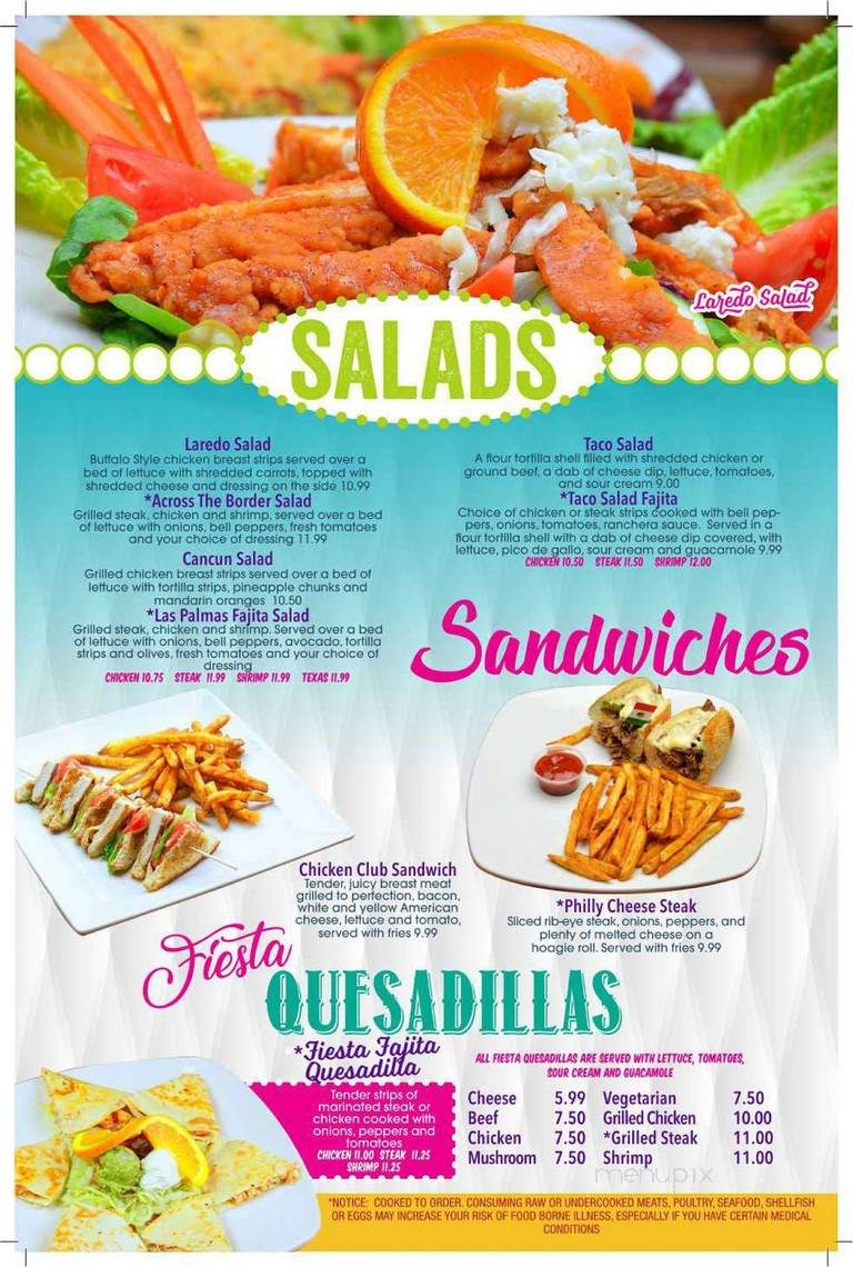 Las Margaritas Restaurant - Rome, GA menu_pic