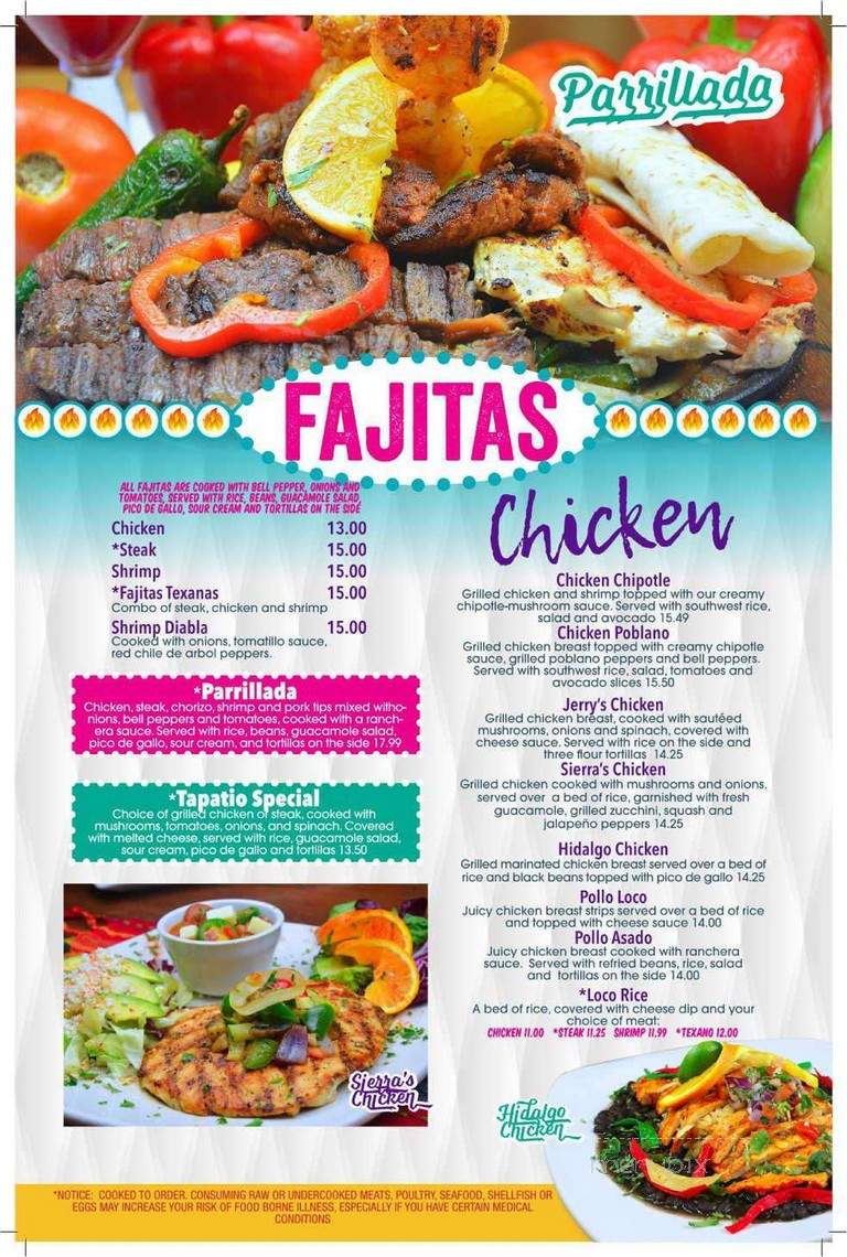 Las Margaritas Restaurant - Rome, GA menu_pic