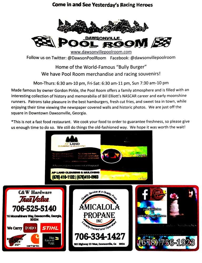 Dawsonville Pool Room - Dawsonville, GA