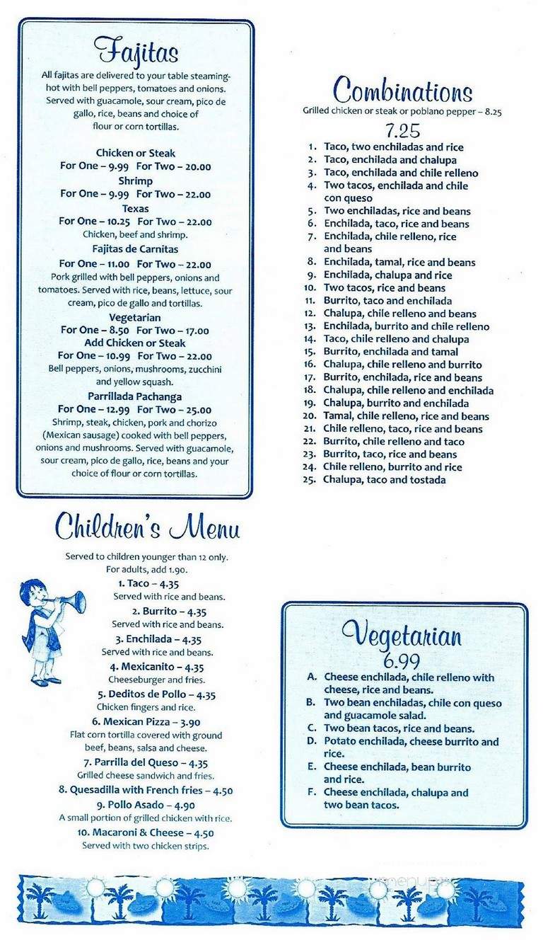 El Cancun Mexican Restaurant - Hiawassee, GA menu_pic