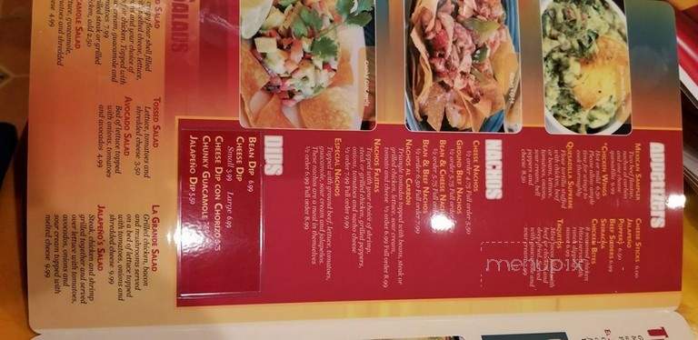Puebla's Mexican Restaurant - Milledgeville, GA menu_pic