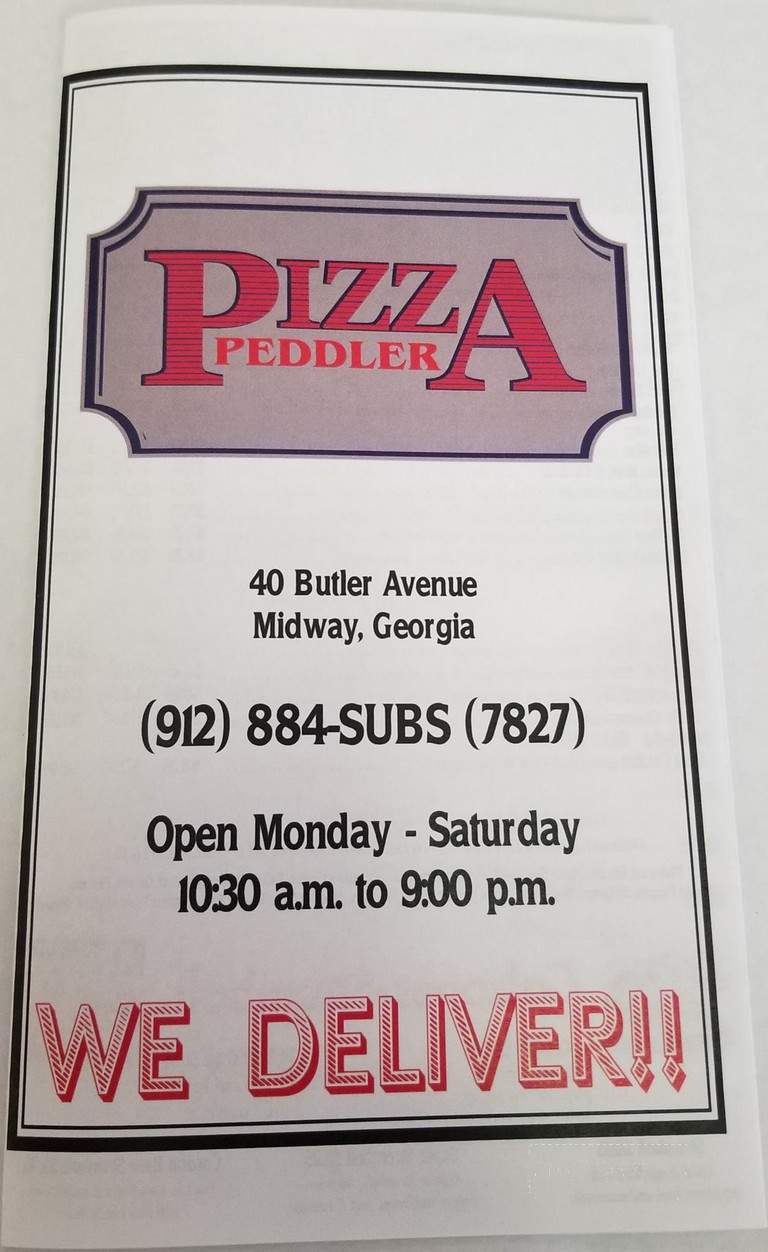 Pizza Peddler - Midway, GA