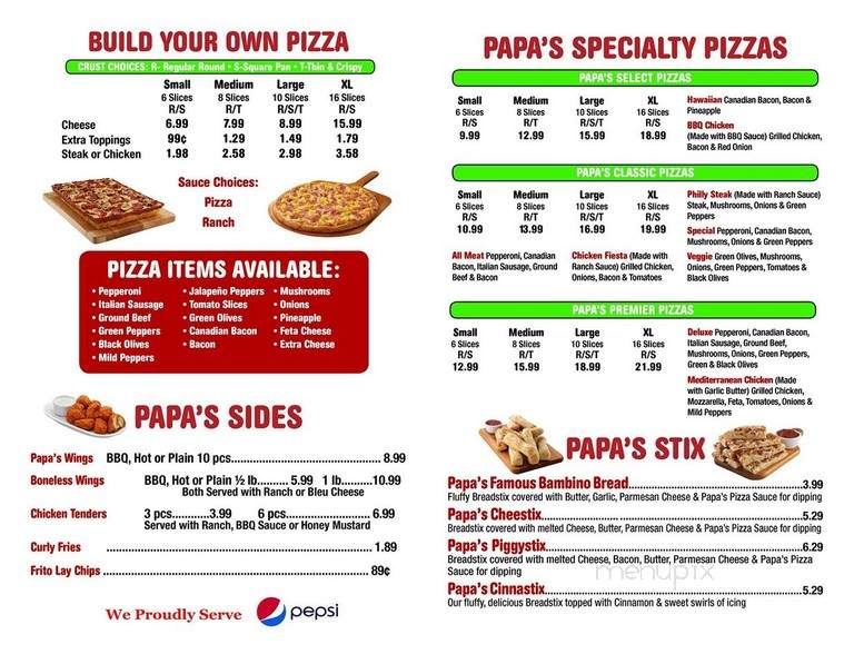 Papa's Pizza To Go - Richmond Hill, GA
