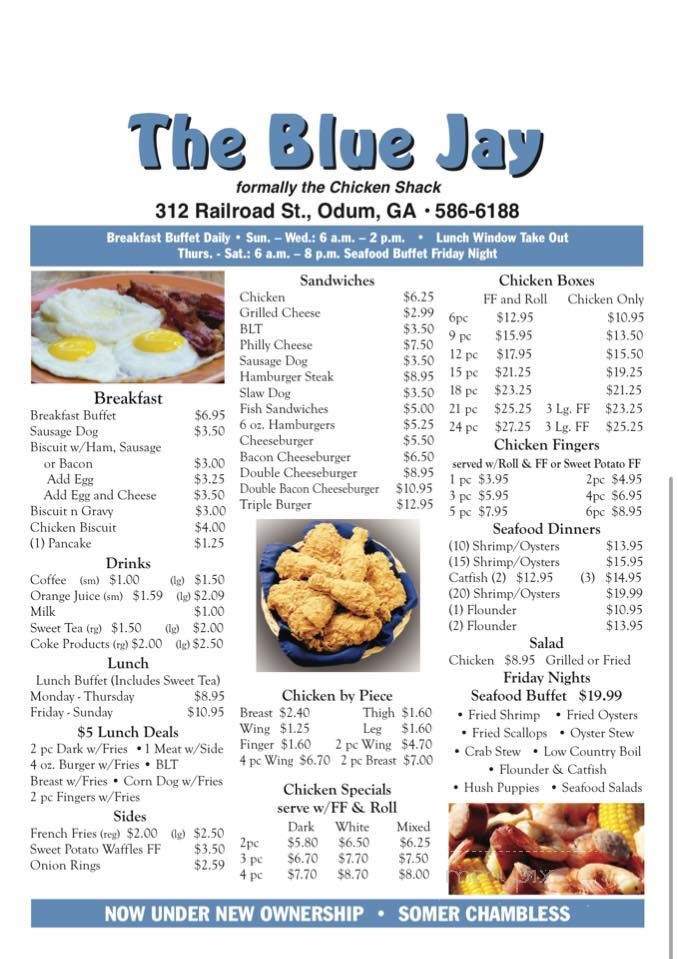 Blue Jay Restaurant - Odum, GA