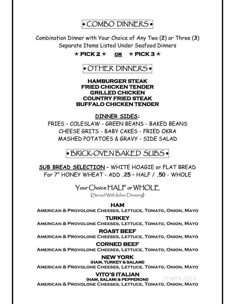 Michael's Deli - Valdosta, GA menu_pic