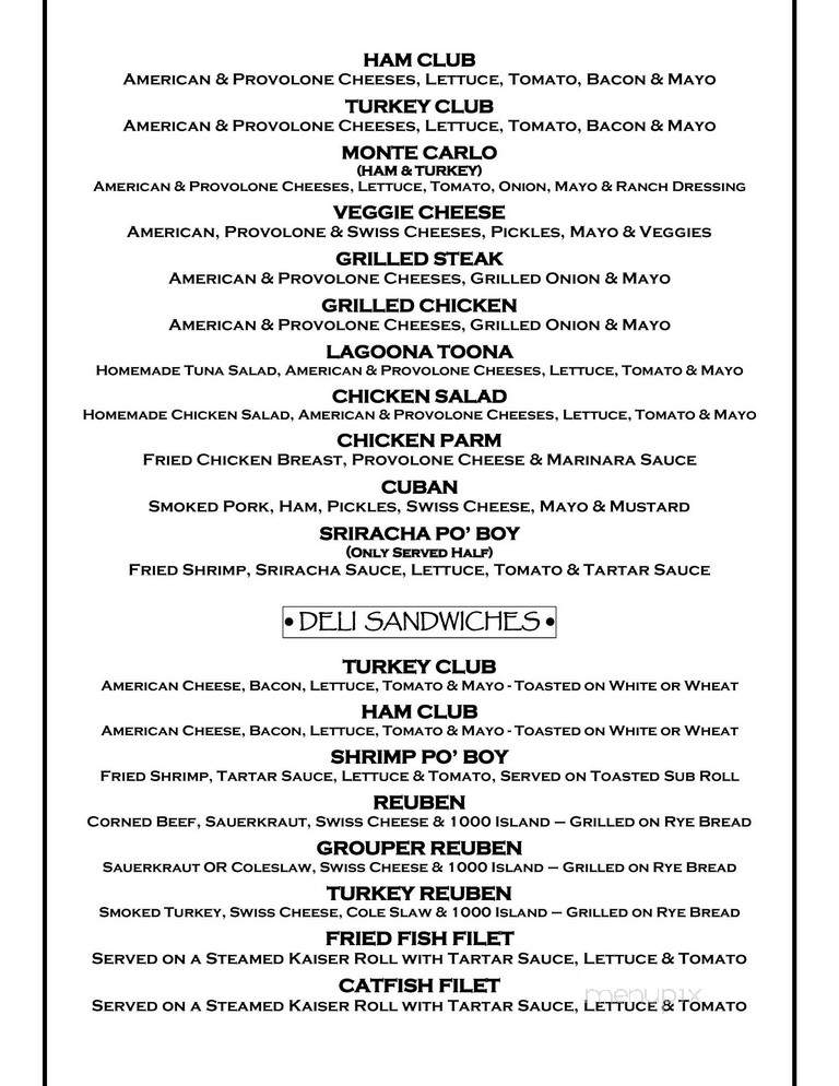 Michael's Deli - Valdosta, GA menu_pic