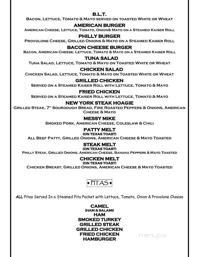 Michael's Deli - Valdosta, GA menu_pic