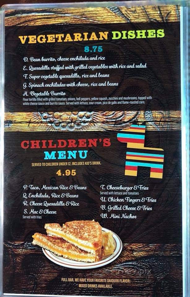 Rodeo Mexican Restaurant - Lake Park, GA menu_pic