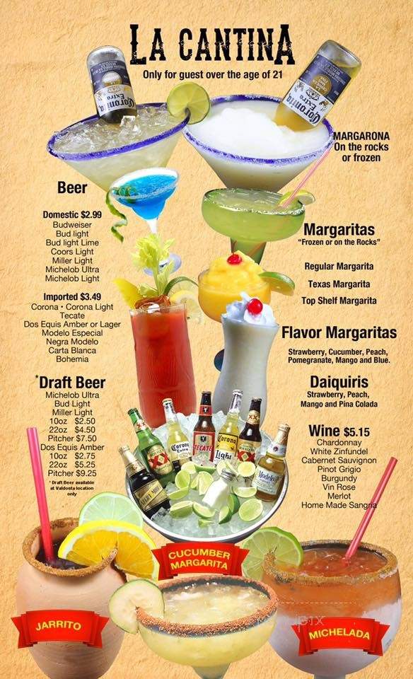 Coyoacan Mexican Restaurant - Quitman, GA menu_pic