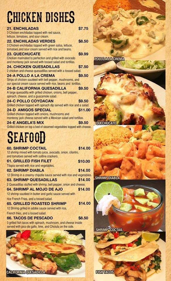 Coyoacan Mexican Restaurant - Quitman, GA menu_pic