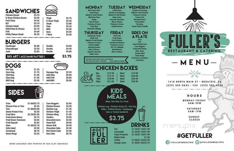 Fuller's Fried Chicken - Moultrie, GA menu_pic
