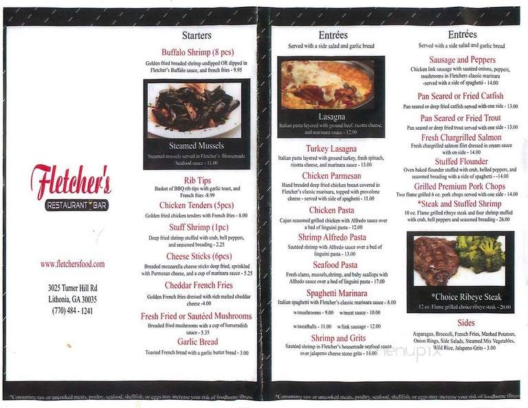 Fletcher's Place - Decatur, GA menu_pic