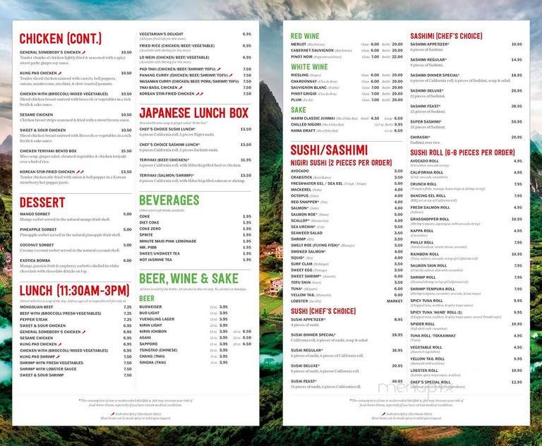 Li's Asian Cuisine - Marietta, GA menu_pic