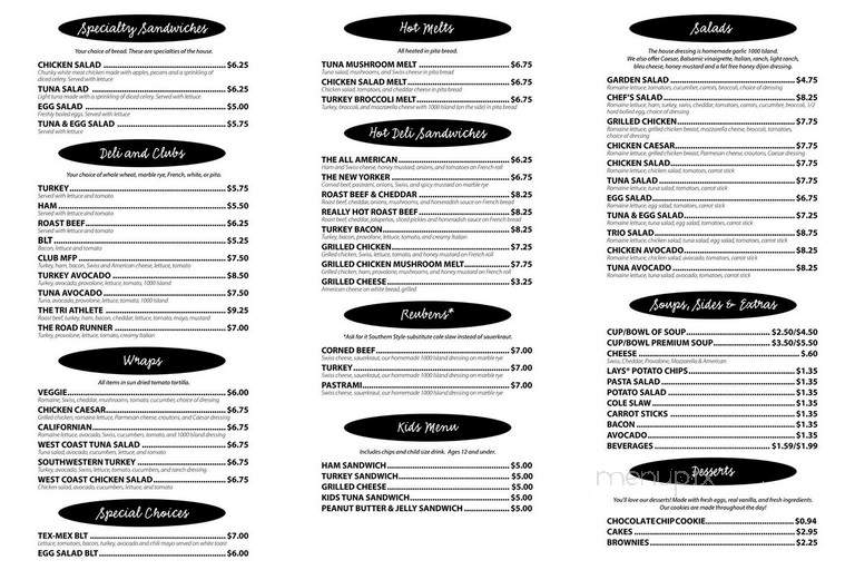 My Friend's Place - Marietta, GA menu_pic