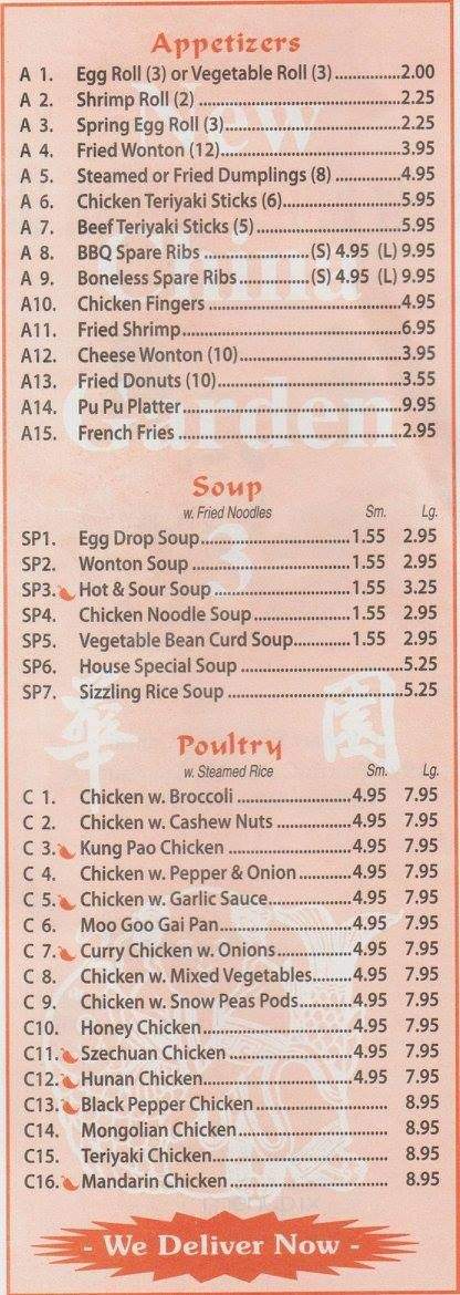 China Garden - Duluth, GA menu_pic