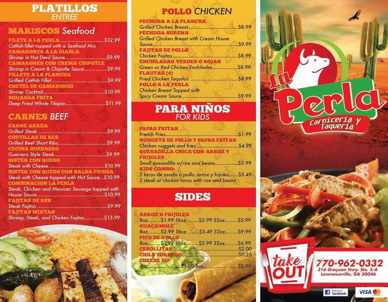 Carniceria Y Taqueria - Austell, GA menu_pic