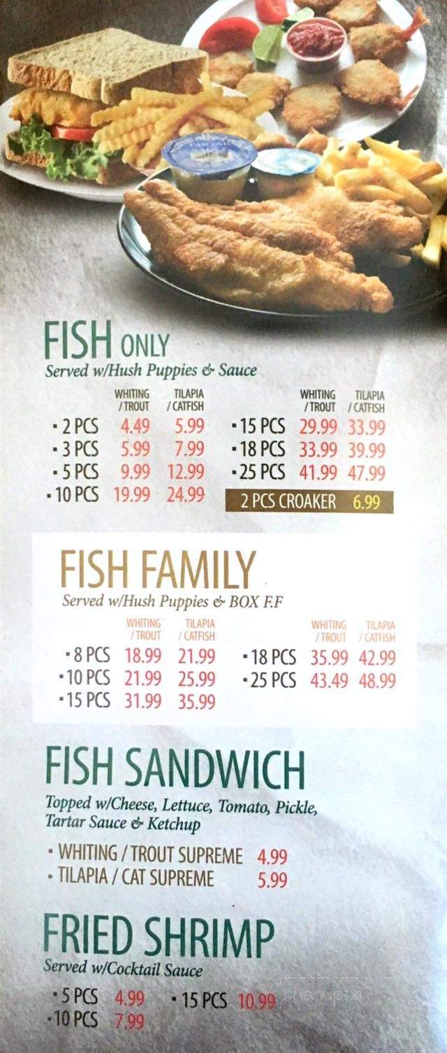 King's Fish & Wings - Union City, GA menu_pic