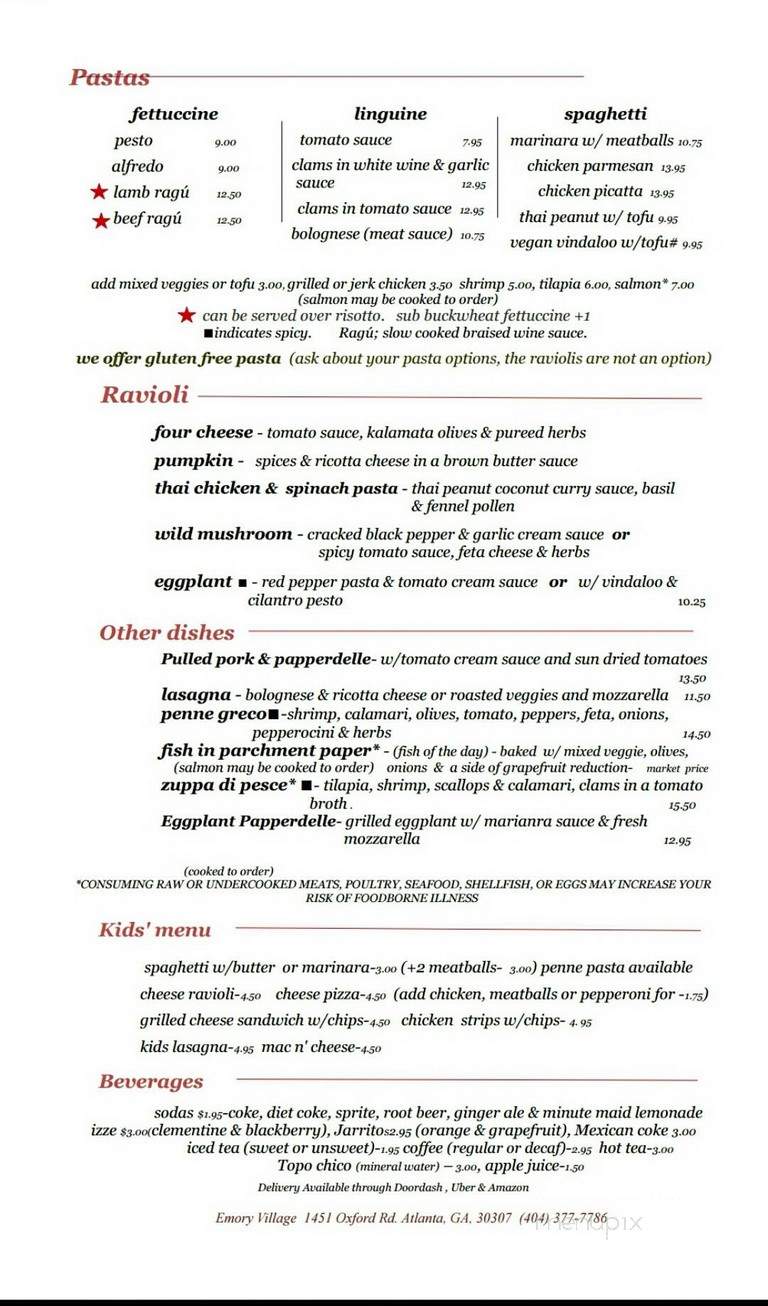 Saba - Atlanta, GA menu_pic