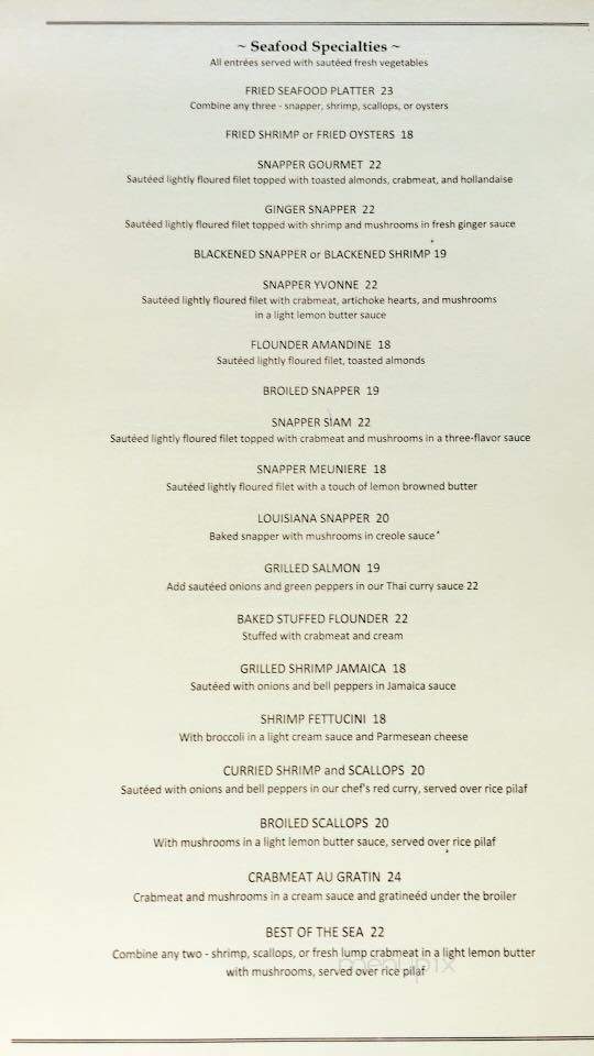 Red Snapper Seafood Restaurant - Atlanta, GA menu_pic