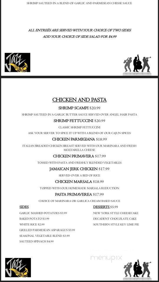 Cafe 290 - Atlanta, GA menu_pic