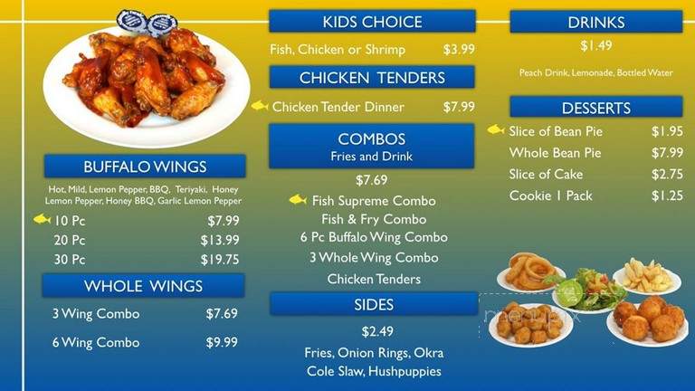 Supreme Fish Delight - Atlanta, GA menu_pic