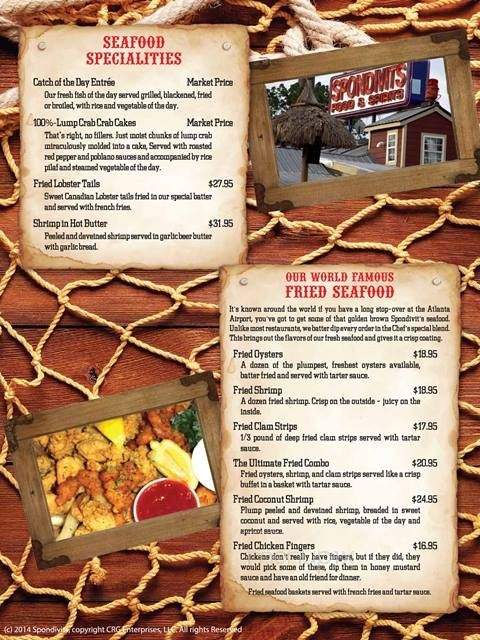 Spondivits - East Point, GA menu_pic