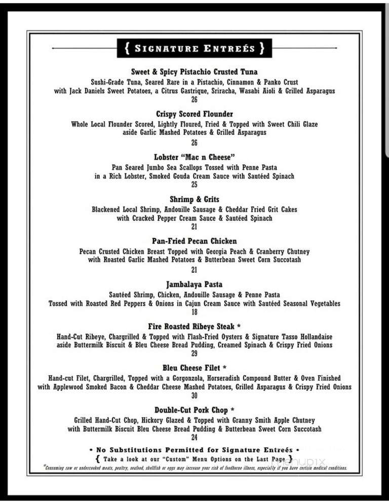 Sundae Cafe - Tybee Island, GA menu_pic