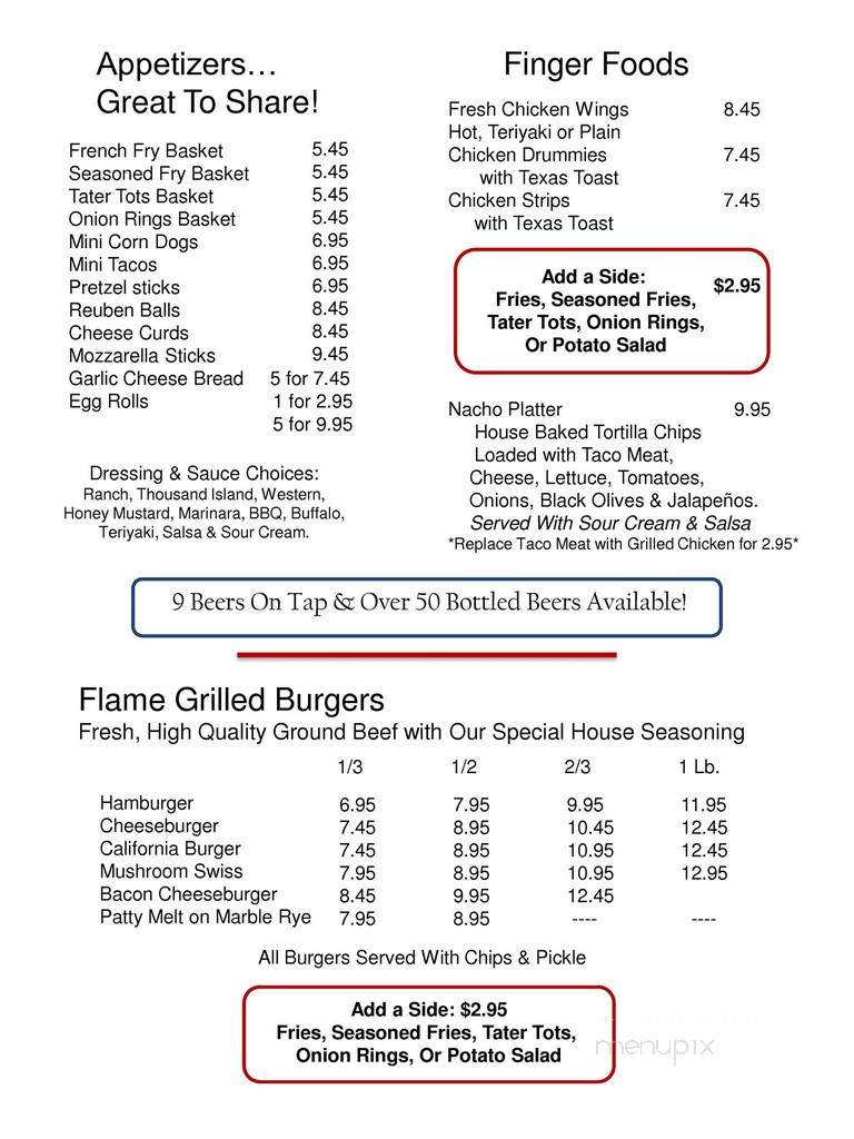 Burkys - Cologne, MN menu_pic