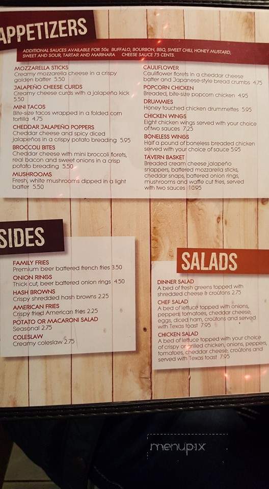 Cozy Corral - Brooks, MN menu_pic