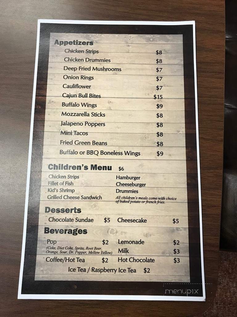 Deer Haven Supper Club - Remer, MN menu_pic