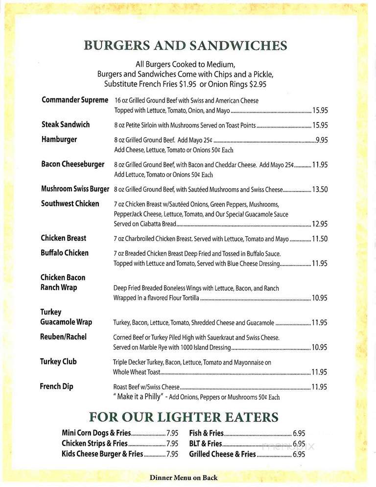 J J's Pub - Pequot Lakes, MN menu_pic