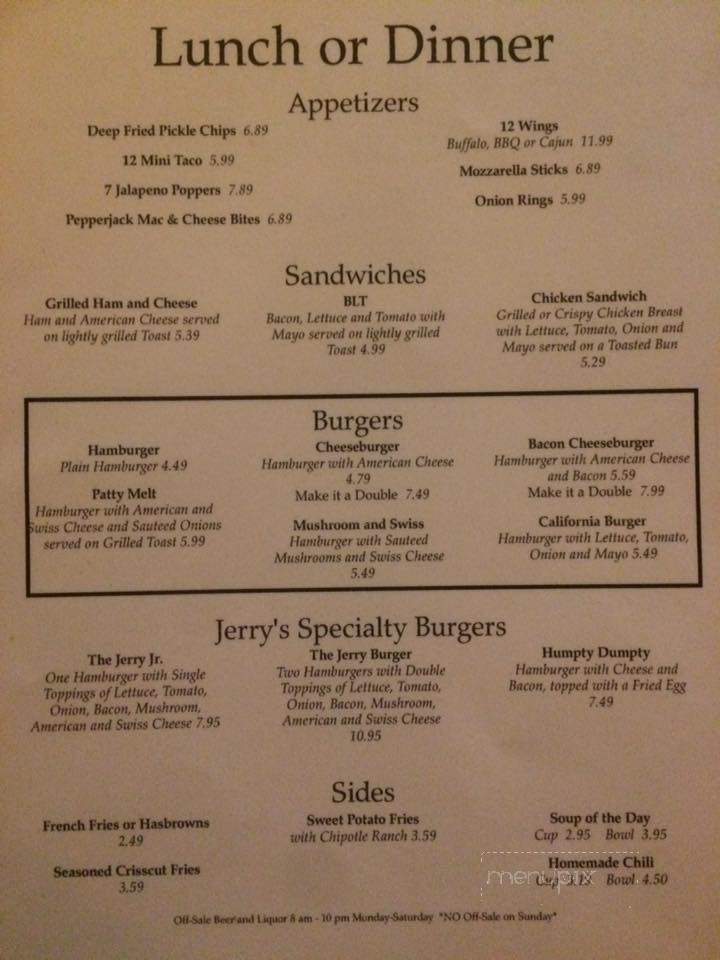 Jerry's Restaurant & Lounge - Angle Inlet, MN