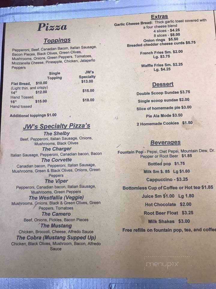 Silver Grill - Chatfield, MN menu_pic