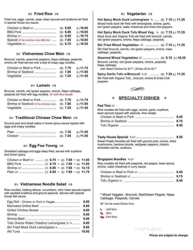 Tasty Asia Take-Out - Wyoming, MN menu_pic
