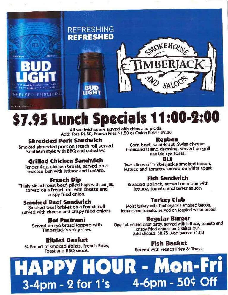 Timberjack Smokehouse & Saloon - Pequot Lakes, MN