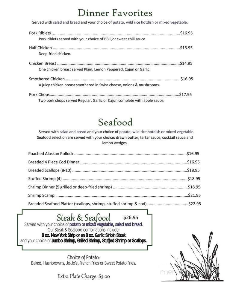 Bil-Mars Supper Club - Hibbing, MN menu_pic