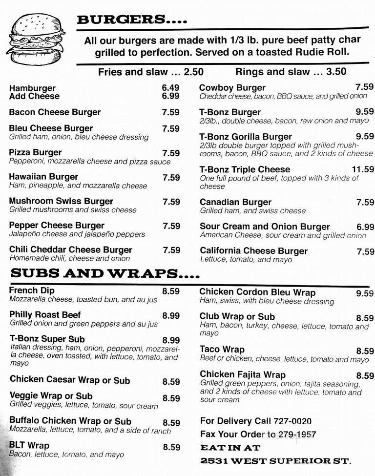 T-Bonx Bar & Restaurant - Duluth, MN