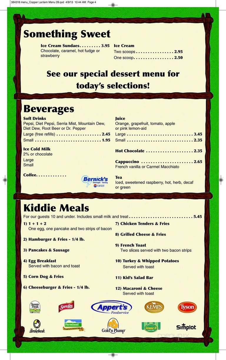 Copper Lantern - Saint Cloud, MN menu_pic