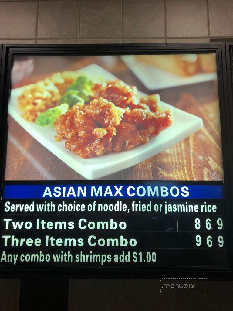 Asian Max Restaurant - Minneapolis, MN menu_pic