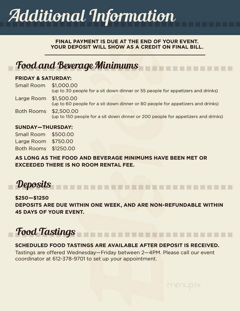 Elsie's Restaurant - Minneapolis, MN menu_pic