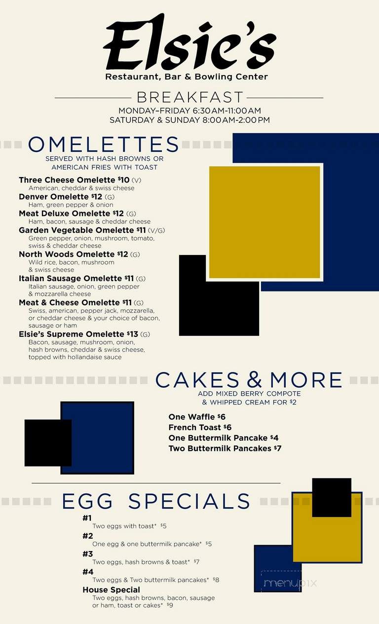 Elsie's Restaurant - Minneapolis, MN menu_pic