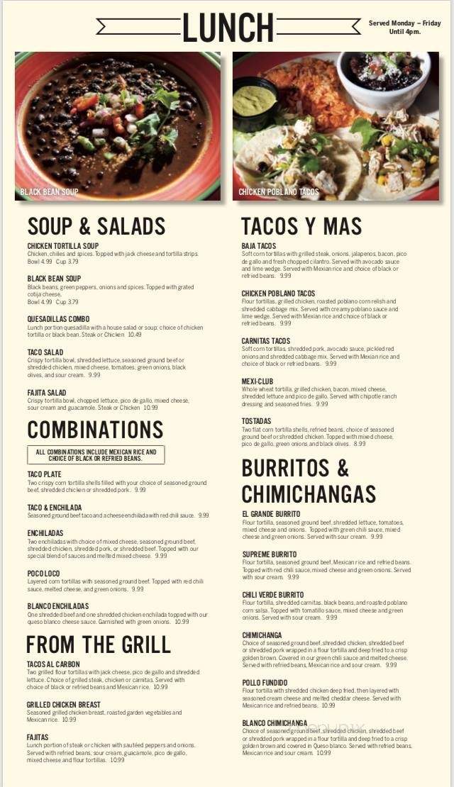 La Casita - Roseville, MN menu_pic