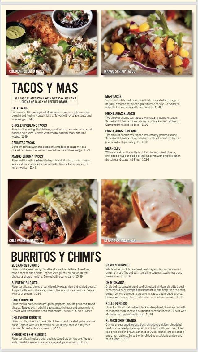 La Casita - Roseville, MN menu_pic