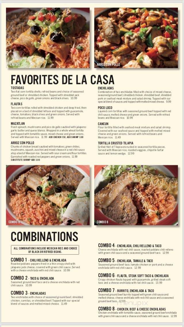 La Casita - Roseville, MN menu_pic