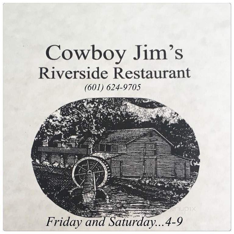 Cowboy Jim's Riverside Restaurant - Collins, MS menu_pic