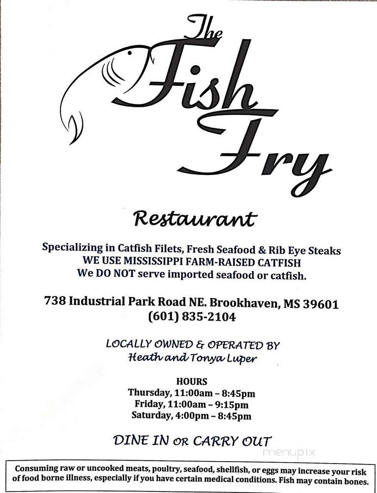 Fish Fry - Brookhaven, MS menu_pic