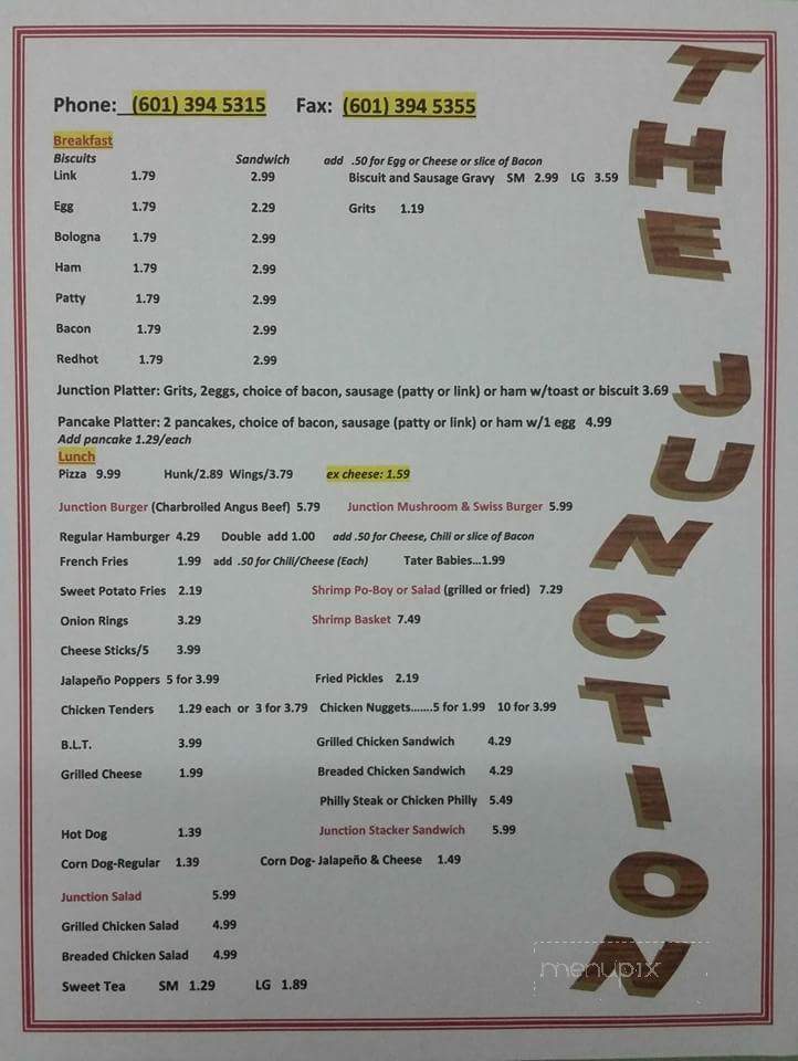 Kathy's Korner - Leakesville, MS menu_pic